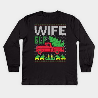 The Wife Elf Kids Long Sleeve T-Shirt